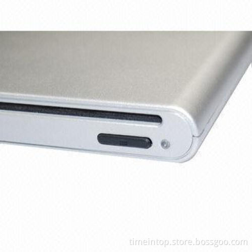 Laptop Slot-in USB 2.0 External DVD Writer/RW Drive, Made of Plastic Material